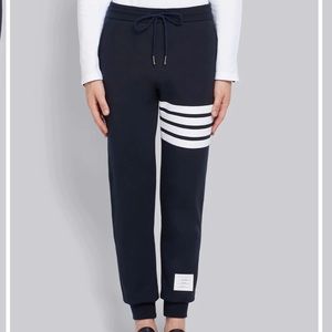 THOM BROWNE Classic 4-bar Sweatpants Navy